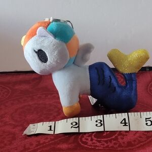 Colorful Tokidoki  Mermaid Plush Keychain